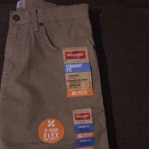 New wrangler khaki jeans size 30X30